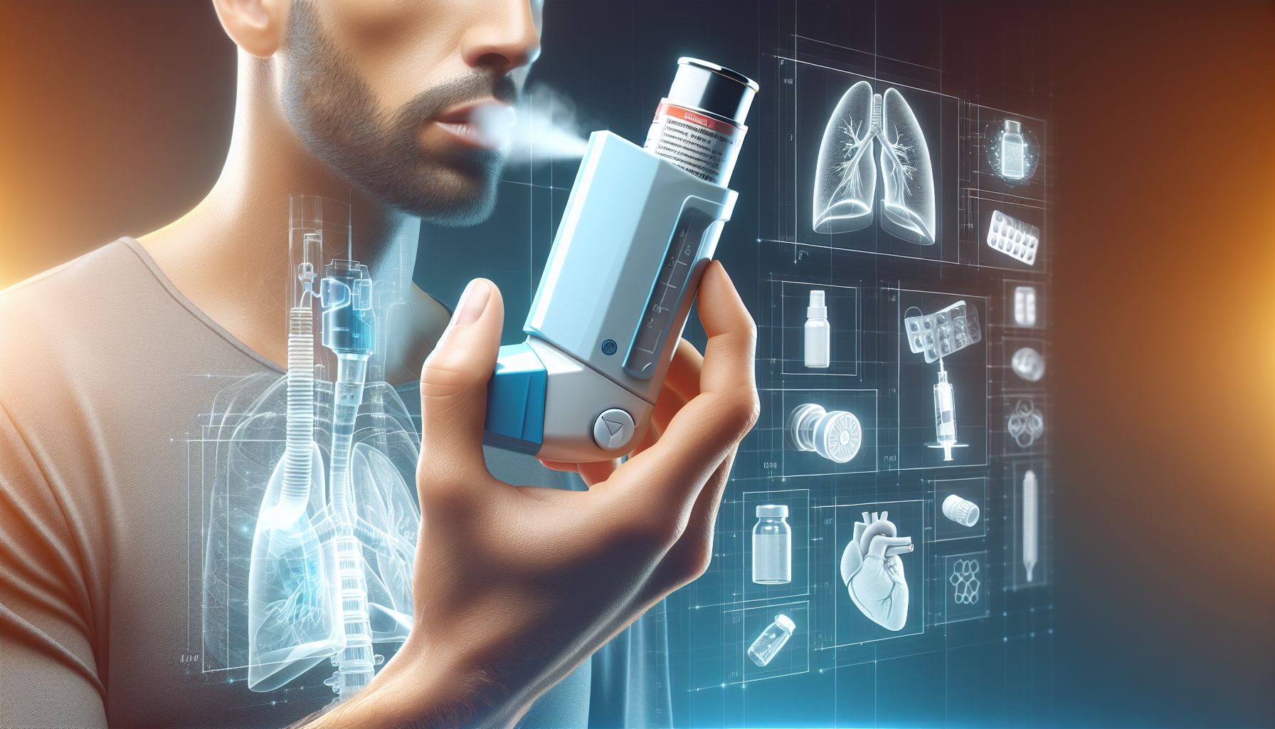 Imagen de un inhalador Advair
